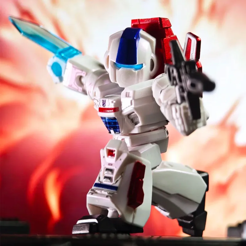 Blokee Transformation Defender V5 Mini OP Jetfire Skyfire Galvatron Blind Box Action Figures Assembly Model Kit Toy Onslaught view 3