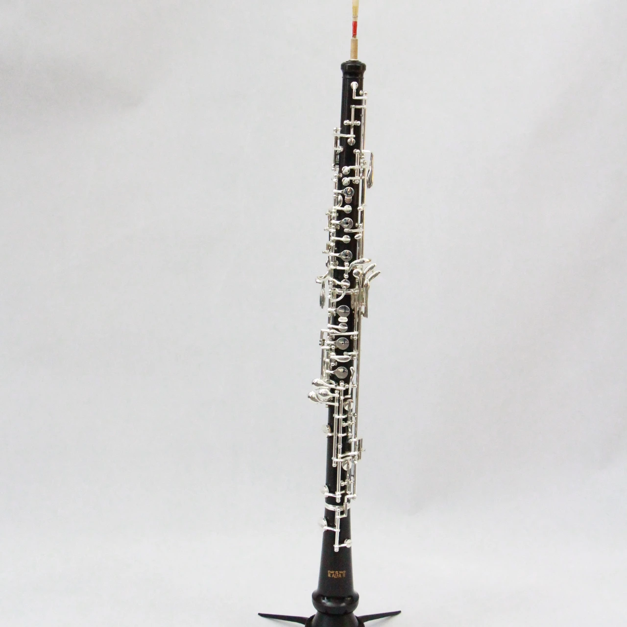 Professional Ebony Wood C Tone 17‑Key Silver Plated Oboe With Wooden Box Cloth Bag For Band Rehearsal Stage Performance Practice