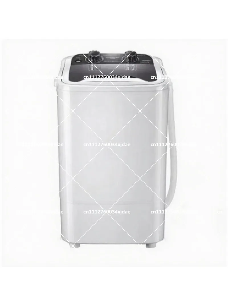 Compact Mini Washing Machine 4kg 5kg Single Tub Portable Washer with Spin Dryer Basket for Baby Clothes