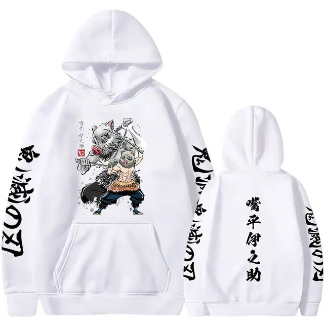 Anime Demon Slayer Character Image Hoodie Fashion Women's Clothing Casual Sports Printing Technology