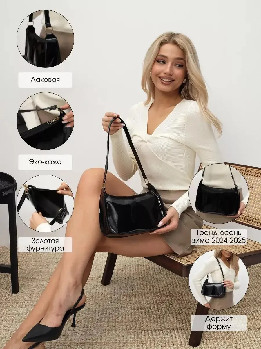 Tas Selempang Kulit Wanita Model Saddle Bag, Tas Tangan Warna Solid untuk Wanita, Cocok untuk Kencan