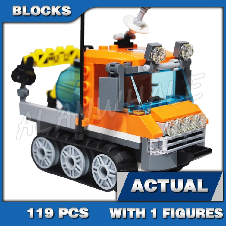 50pcs City Arctic Snowmobile New Base Camp Ice element 10438 building blocks Sets Bricks Compatible with Model