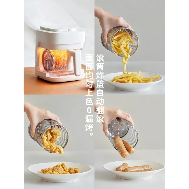 Air Fryer Glass Household Visualization Multifunctional Smart Electric Fryer No Turning Over