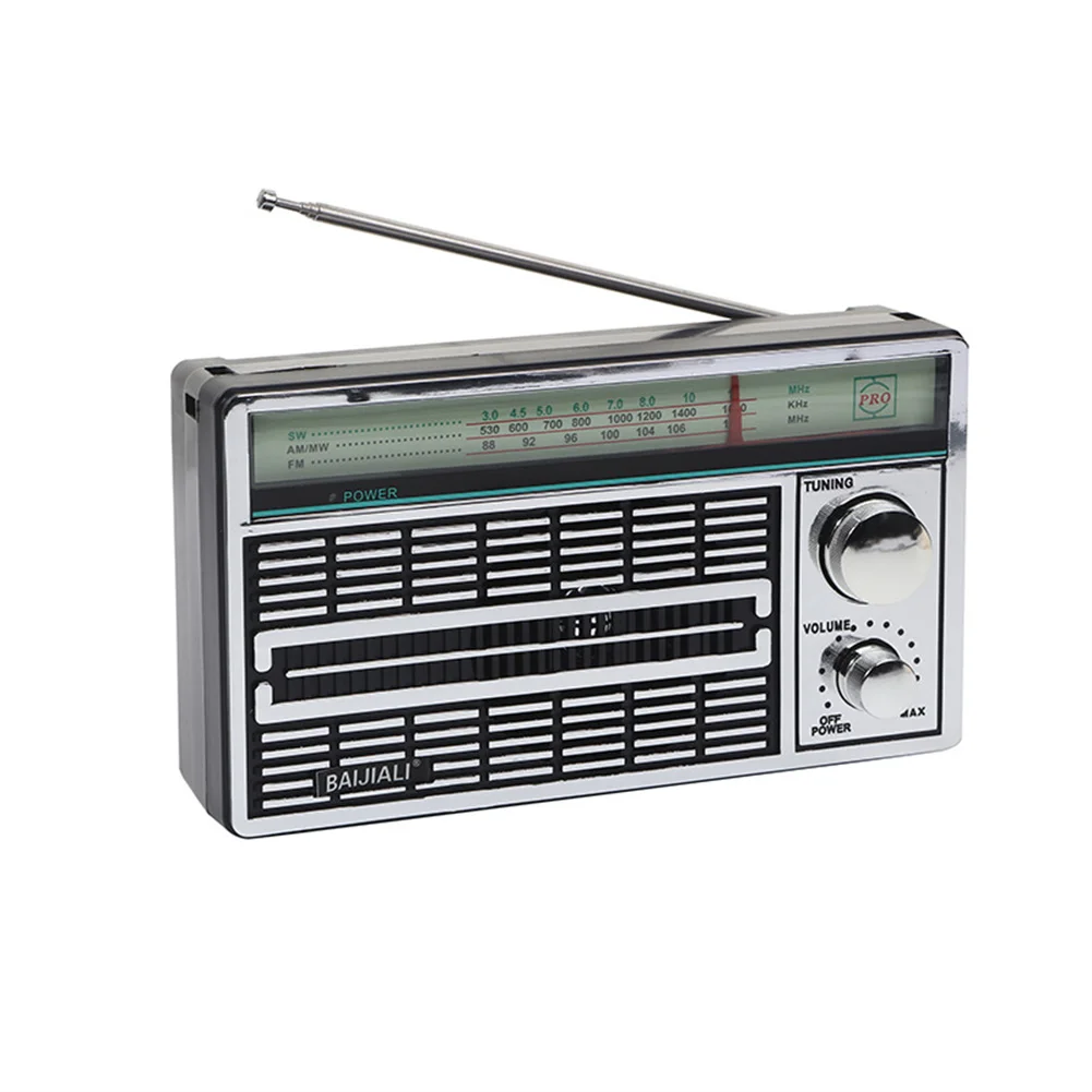 

Portable FM AM SW Radio Easy Adjustment Pocket Radio Longest Lasting Retro Speaker Radio For Elder Home Running