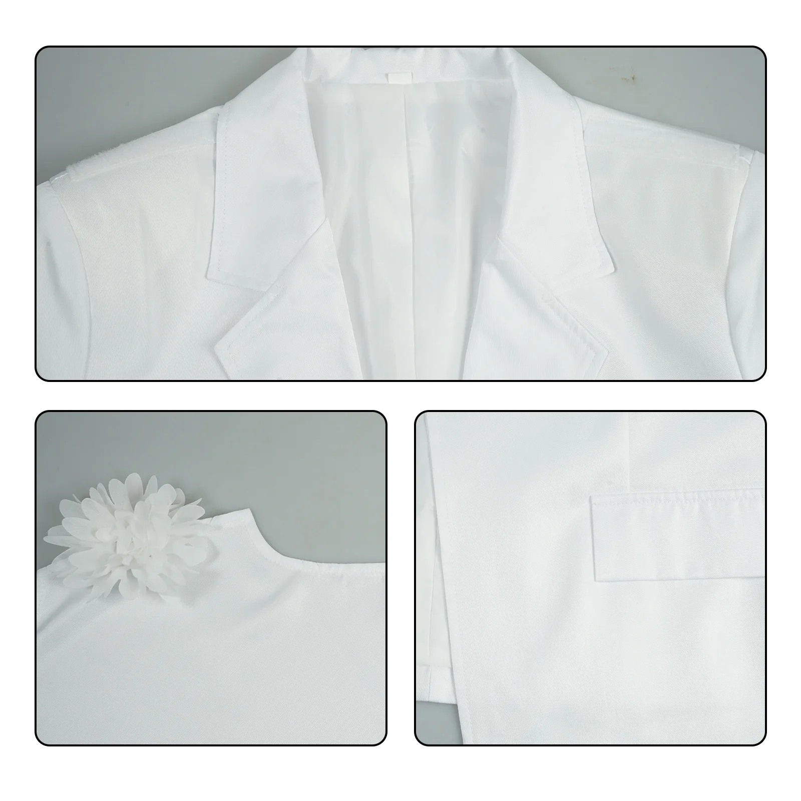 أزياء أنيمي كوروبا كايتو التأثيرية كايتو كوروبا التأثيرية عباءة قميص السراويل معطف قبعة التعادل مجموعة كاملة لحفلة الهالوين عيد الميلاد #4