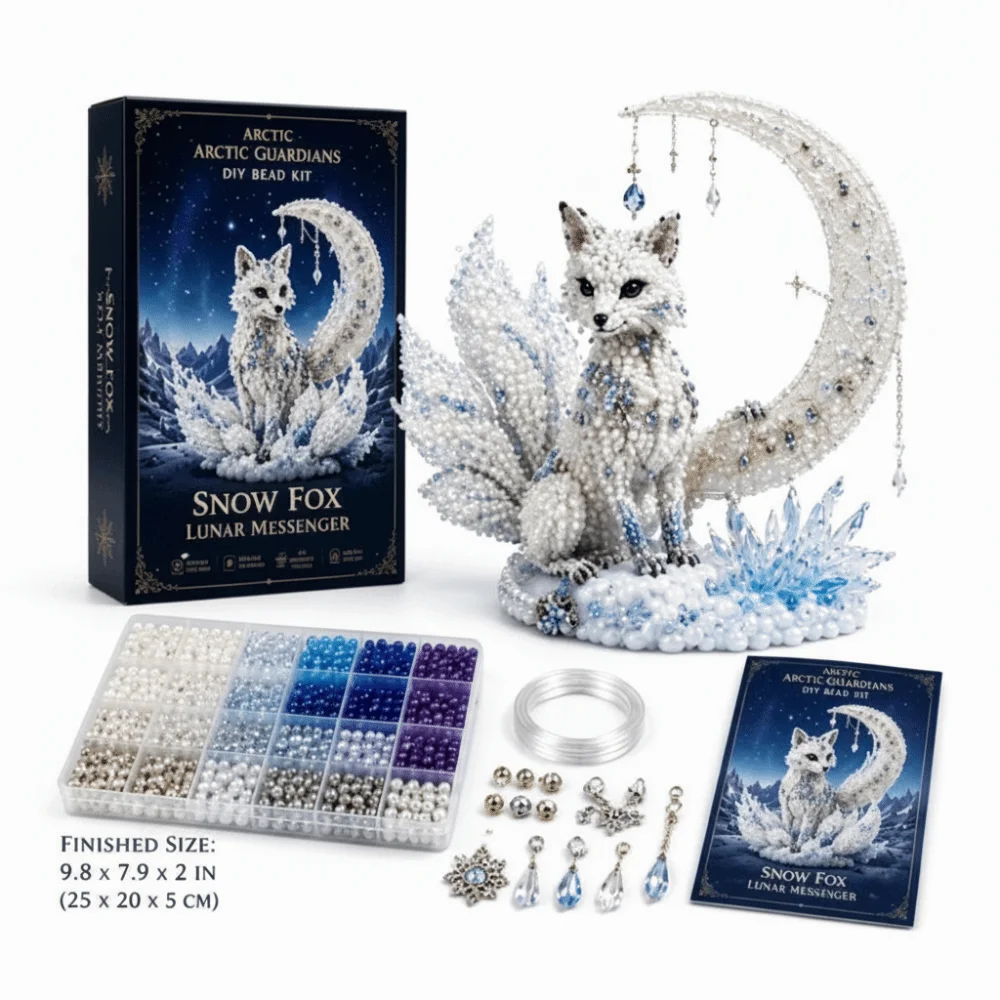 3D Design Beaded Animal Kit Handmade Material Creative Fun DIY Beading Craft Set With Instructions Beginner Friendly
