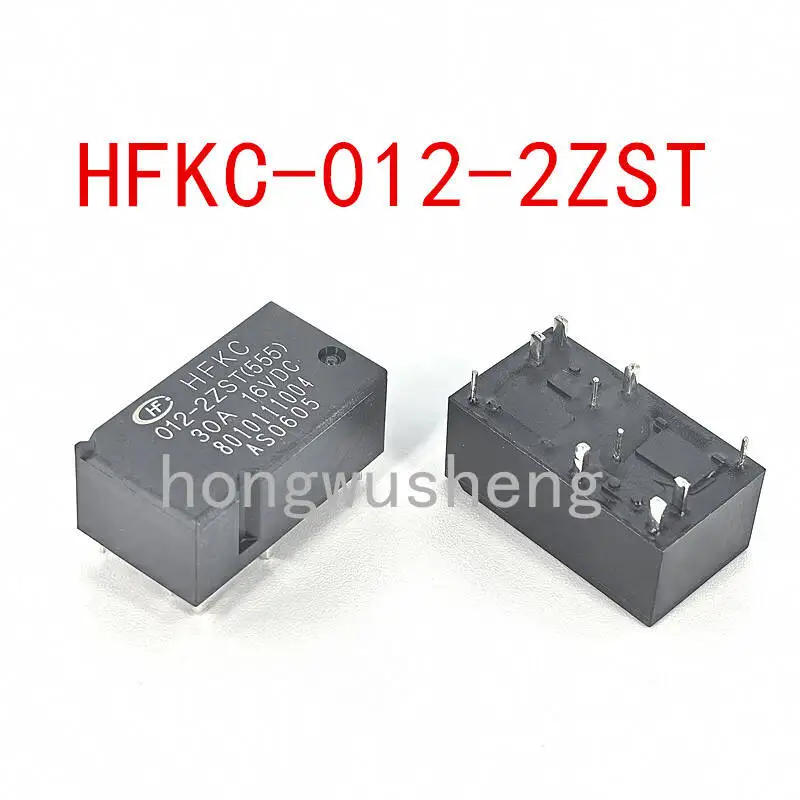 100% New 5pcs  HFKC-012-2ZST  DC12V  relay  30A  10pins