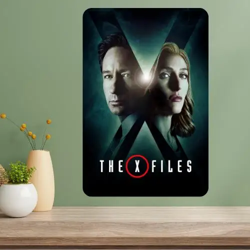X Files Classic TV Show Metal Poster Sign