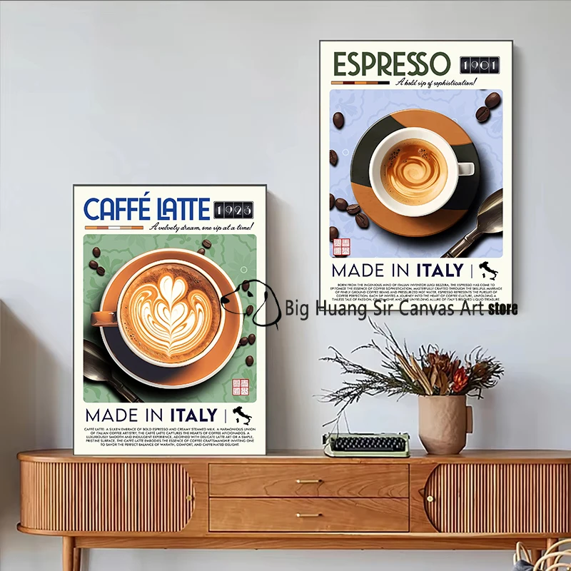 Canvas Painting Mochi Gyoza Pizza Sashimi Matcha Ramen Pho Pad Thai Espresso Dim Sum Food Poster Home Kitchen Home Wall Decor