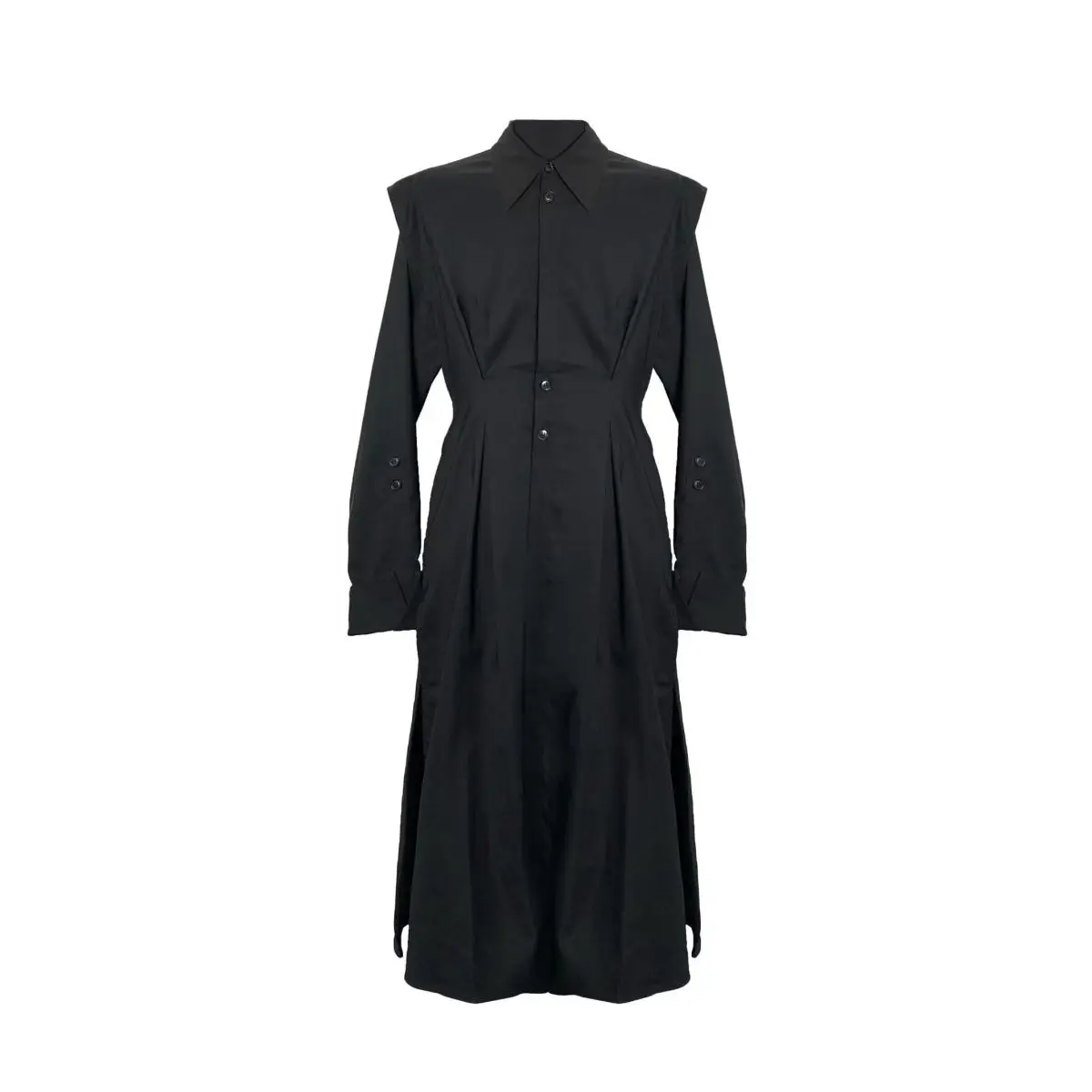 

Women's clothing Spring 2025 lapel shirt skirt high waist lace-up slim-fit temperament commuter dress