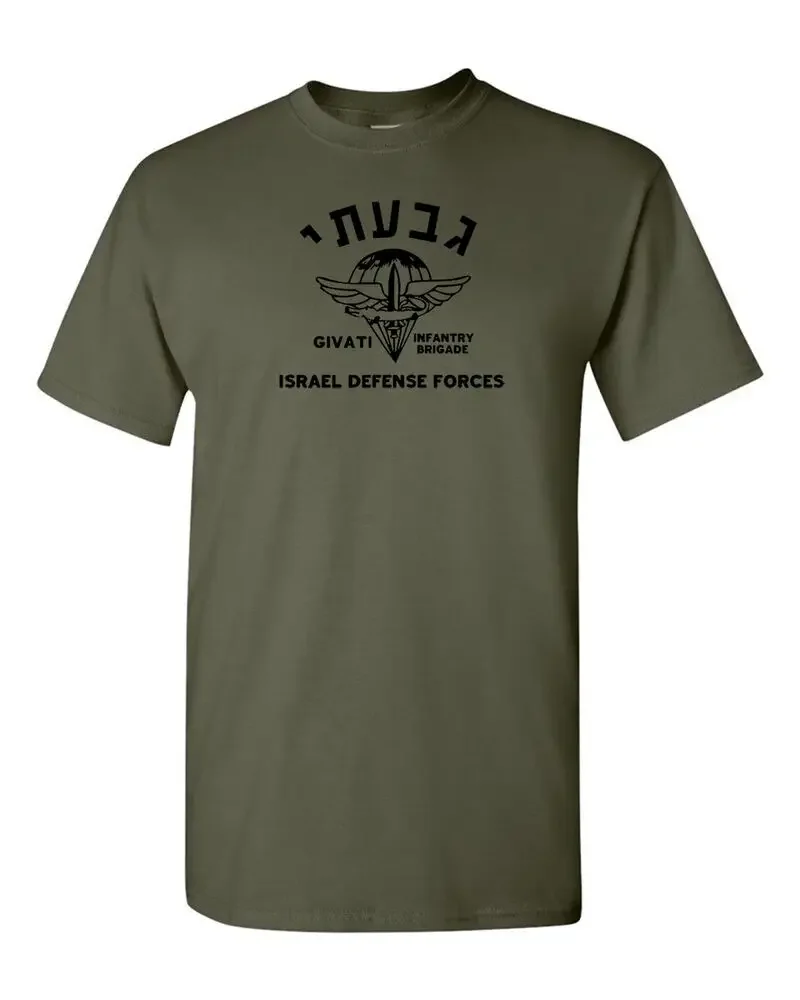 

Israeli Army Military IDF Givati Brigade T-Shirt 100% Cotton O-Neck Summer Short Sleeve Casual Mens T-shirt Size S-3XL