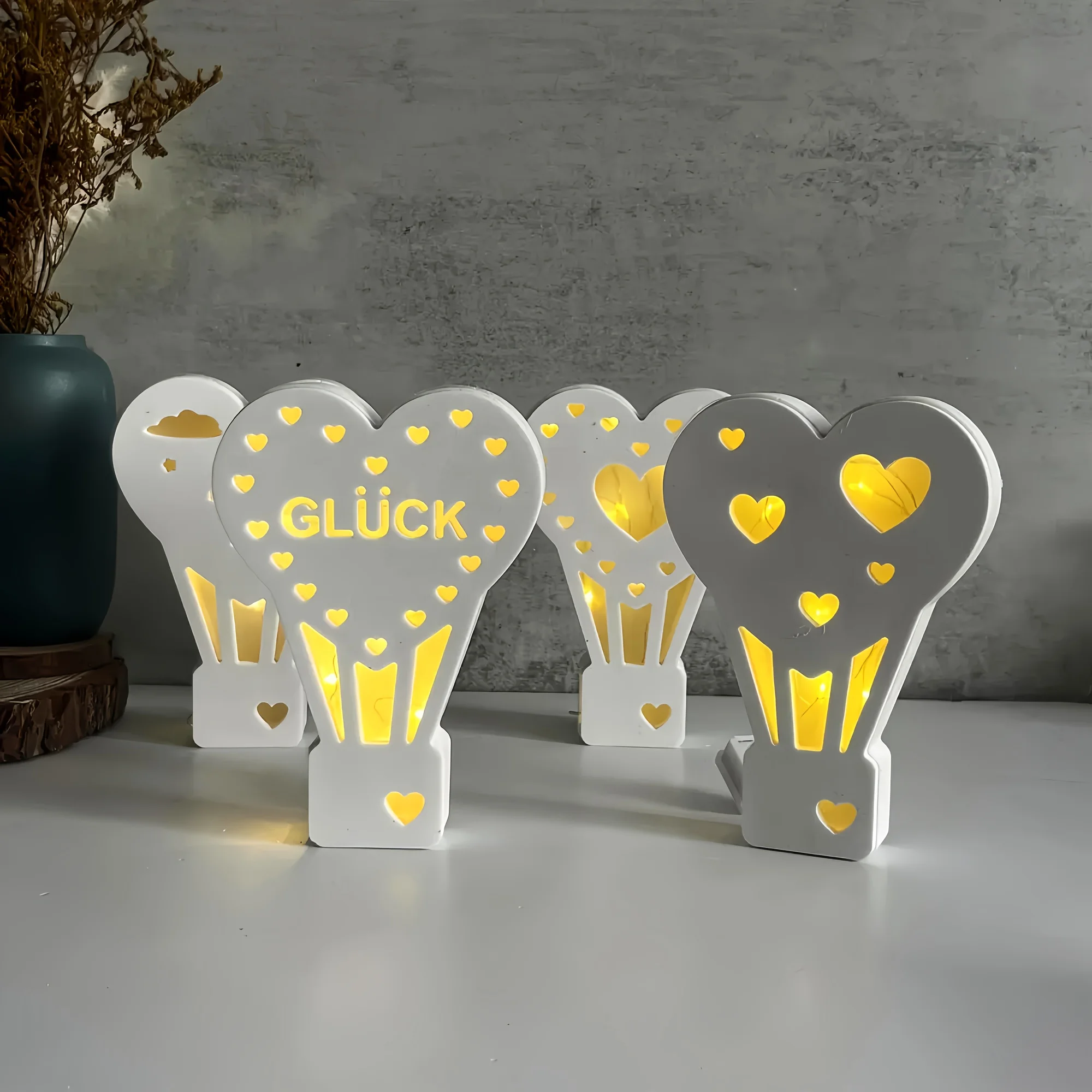 Set di 5 Stampi in Silicone a - Resin Art Heart recensione e prezzo