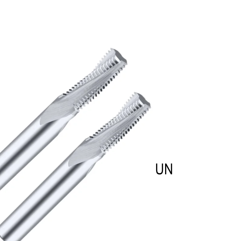 

UN Thread End Mill Tools without Coating Machining Center Milling Cutter Process for AL CU