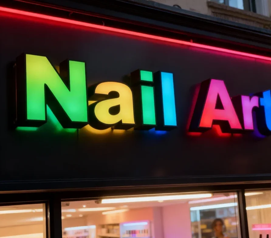Custom Rgb 3d Letter Sign- Outdoor Business Sign for Bar Shop StoreFront & Restaurant Shop Decor LED illuminated Signs