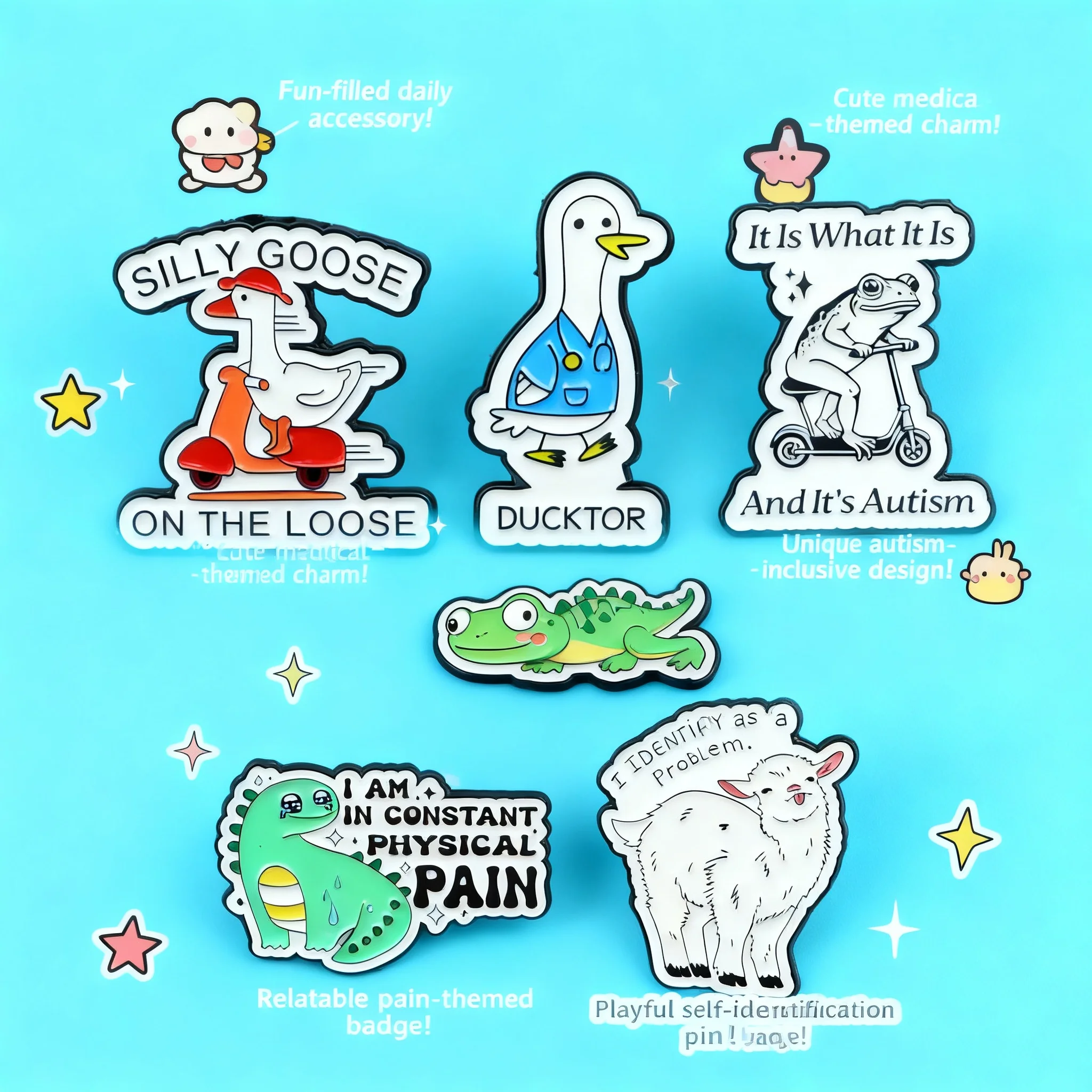 

Realistic Dinosaur Brooch Enamel Pin Alloy Animal Badge Clothing Backpack Accessory Wholesale In Stock
