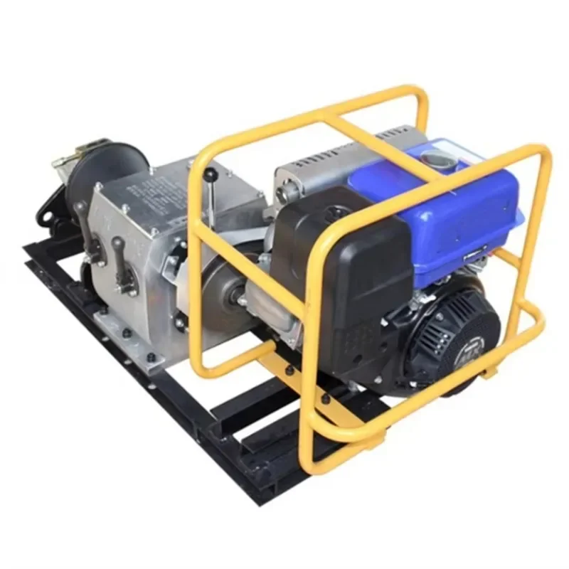 5 Ton Engine Power Cable Pulling Winch Direct Shaft Drive Powerful Electric Winches Portable     Pulling Winch