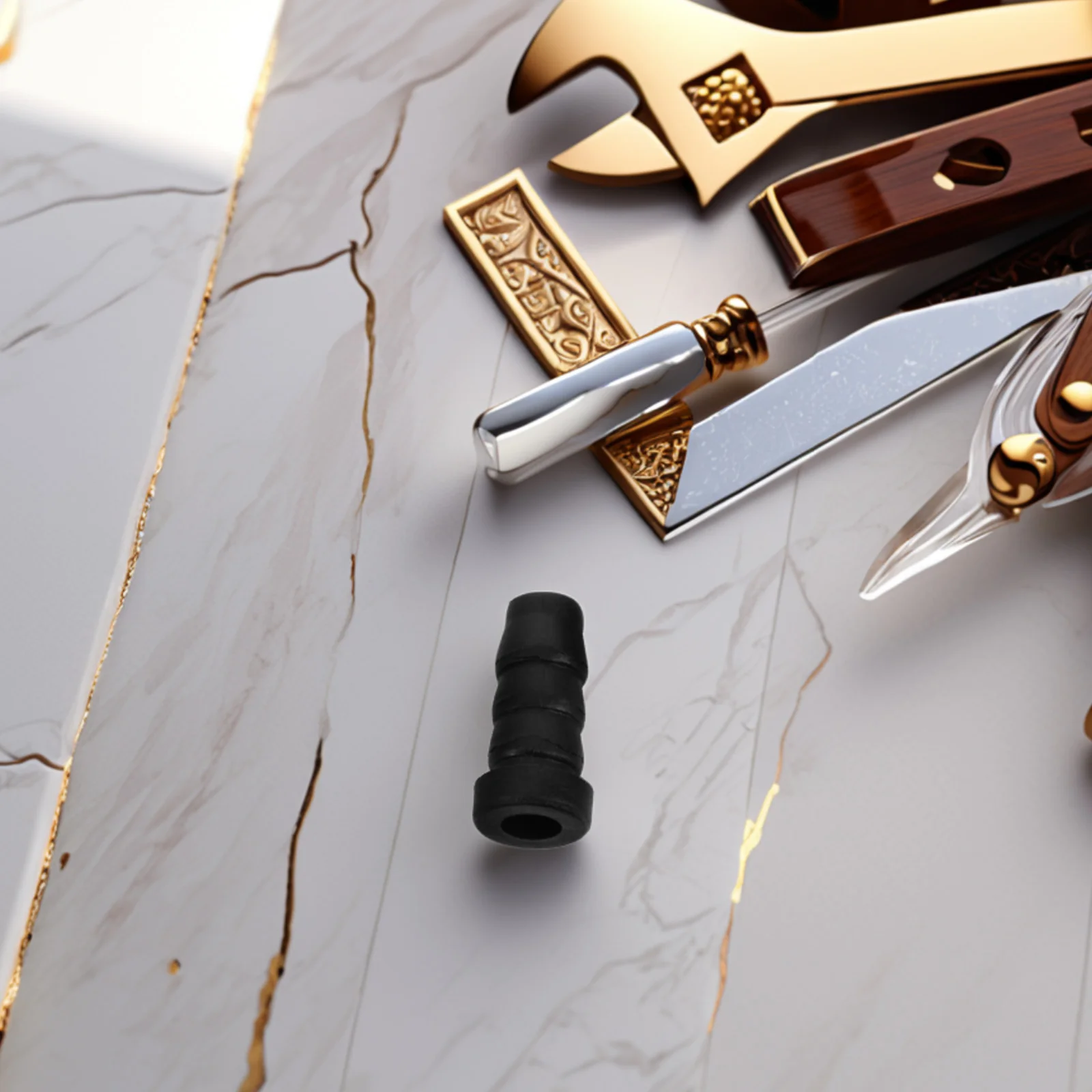 

20pcs Black Furniture Wheel Insert Caster Socket 14mm Hole Long Style for Home Office Stool Chair Leg Inserts Floor Safeguard