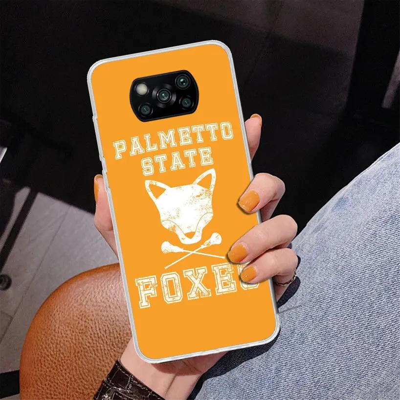 Andreil All For The Game Palmetto State Foxes Phone Case For Xiaomi Poco X6 X5 X4 X3 Pro F6 F5 F4 Gt F3 F2 F1 M5S M5 M4 M3 M2 Nf