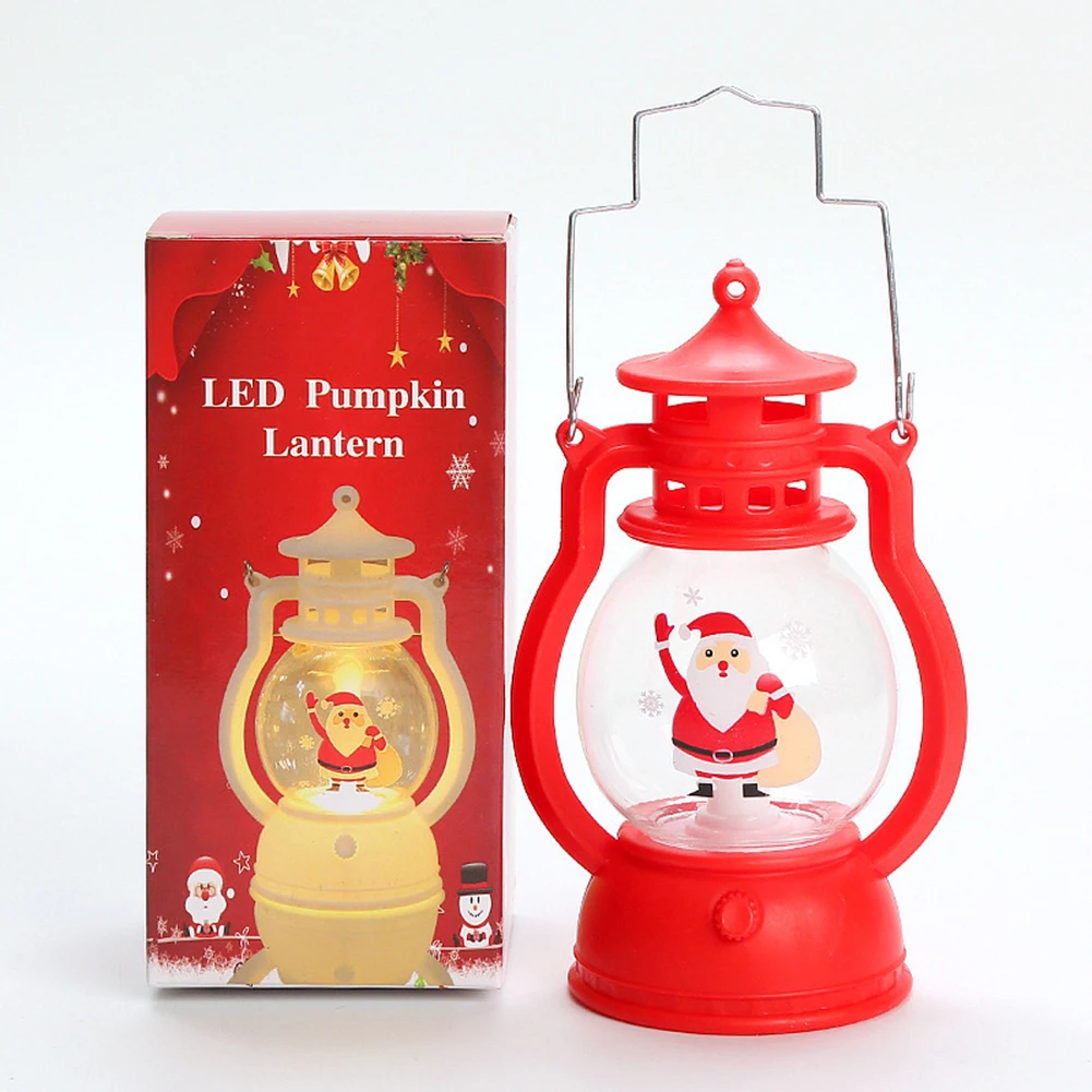 Bateria LED luz de Natal sem fumaça lâmpada vintage, 3 modos, decoração para pequenos espaços