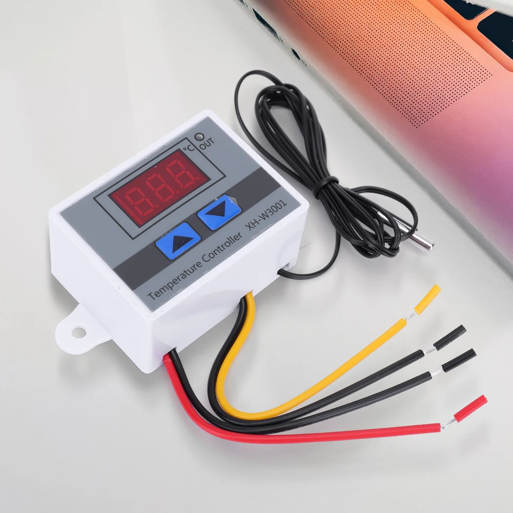 الرقمية متحكم في درجة الحرارة XH-W3001 ترموستات التحكم التبديل 12 فولت/24 فولت/110-220 فولت/220 فولت الحواسيب الصغيرة متحكم في درجة الحرارة 10A
