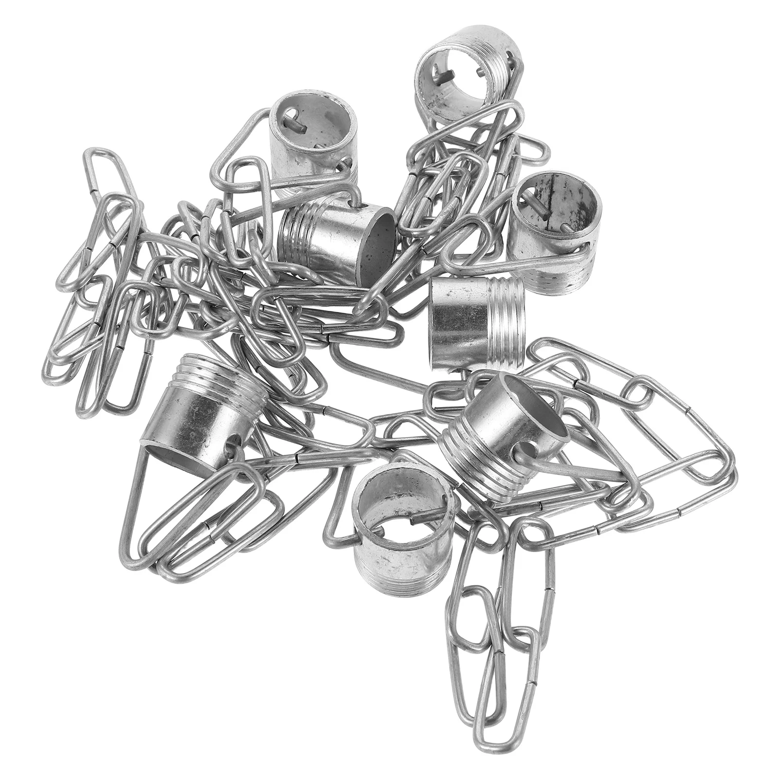 

4Pcs Vintage Pendant Lighting Enamel Chain Industrial Replacement for Chandelier Ceiling Lamp Kitchen Living Room Decor