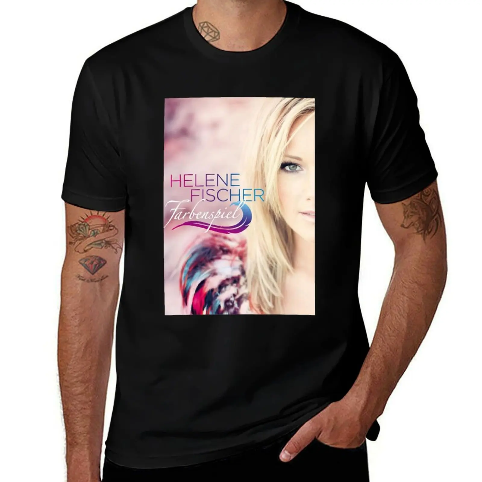 Day Gift Helene Fischer Cool Gifts T-Shirt man t shirts for men casual T-Shirt