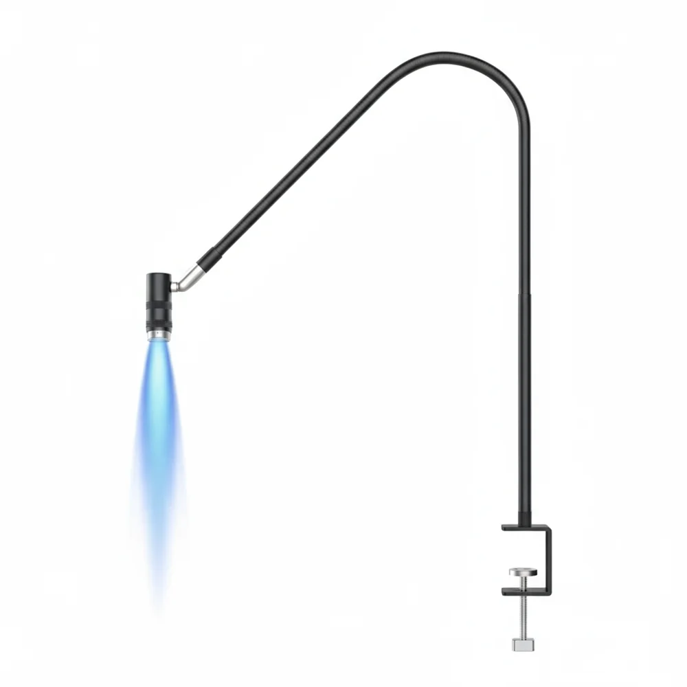 UV Lash Lamp 6W UV Glue Quick Curing Light for Eyelash Extension Nail Dryer 360° Gooseneck Glue Cure Lighting - view 6