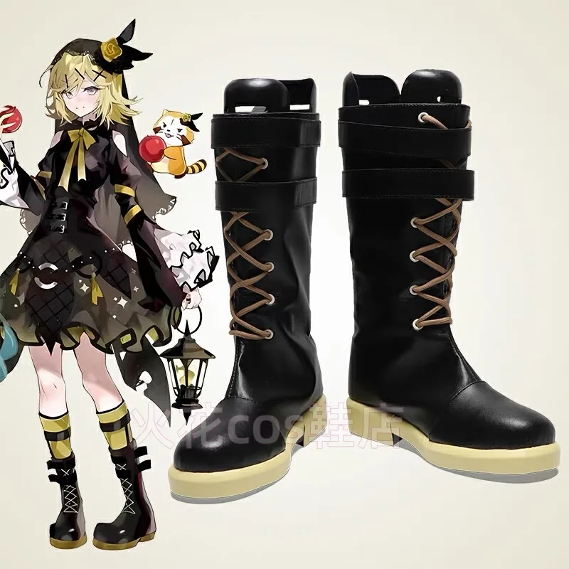 Kagamine Rin Cosplay Sapatos, Botas