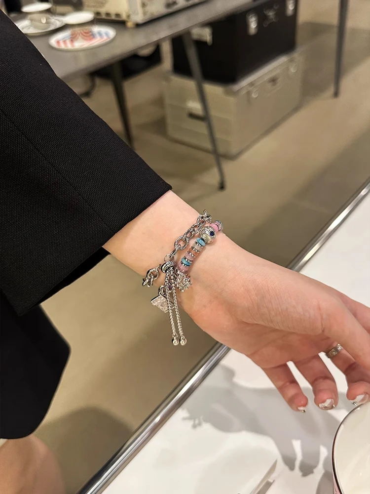 بوهيميا مرونة المعادن الفرقة ل iWatch الترا 11 10 9 8 Se 42 مللي متر 44 46 مللي متر 49 مللي متر امرأة سوار للساعة أبل 7 6 5 40 مللي متر 41