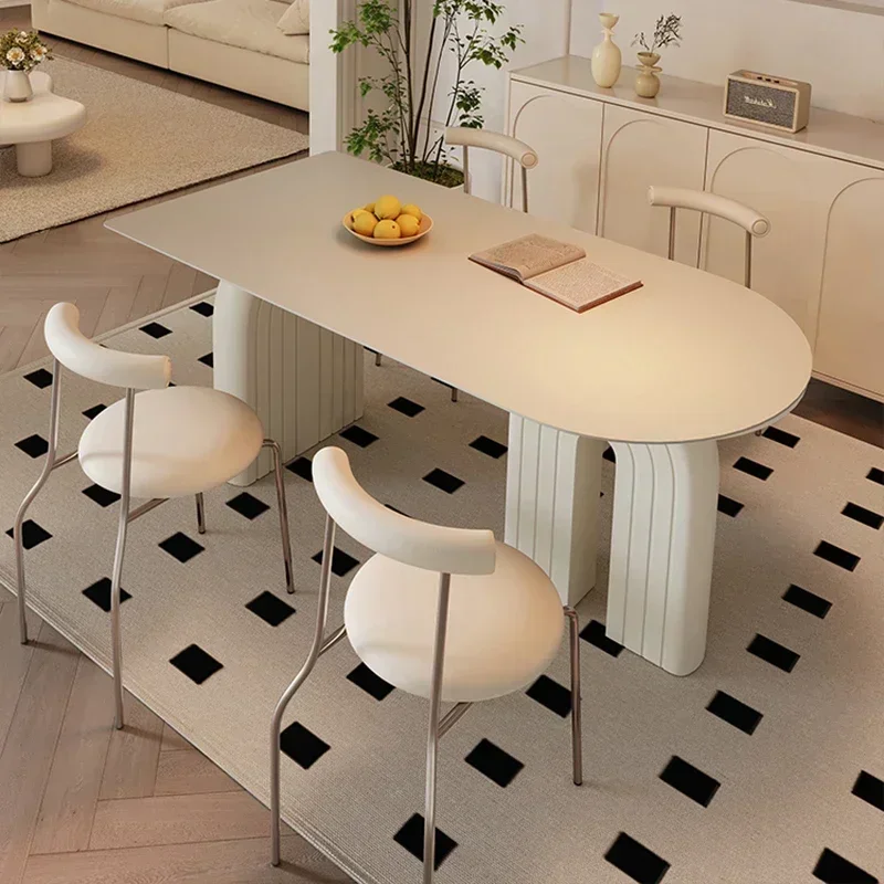 

For Office Service Dining Table Lounge Designer Reception Space Saving Modern Table Console Salon Juegos Comedor Home Furniture