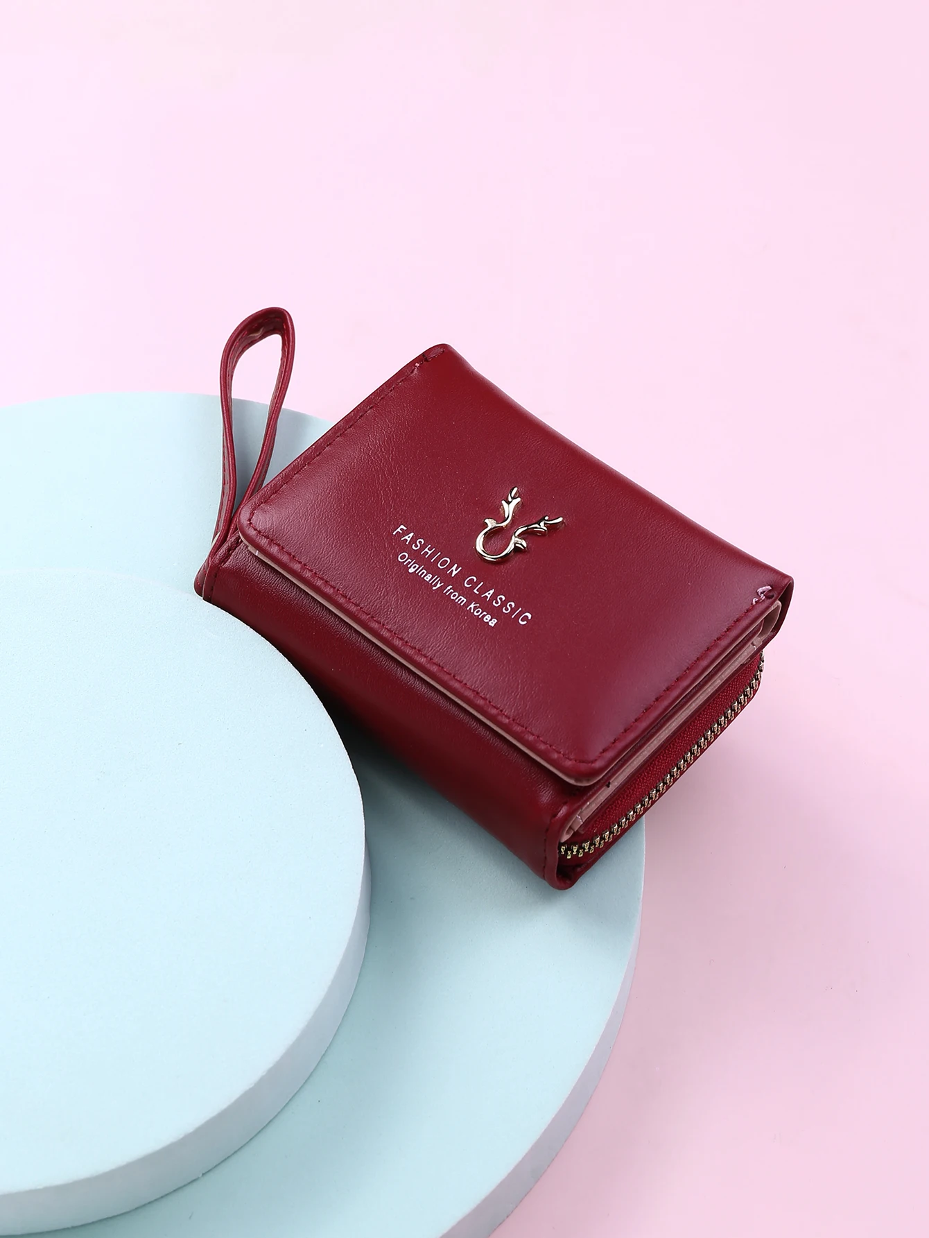 Luxus Marke frauen Kleine Brieftasche Weibliche Karte Halter Kurze Brieftaschen mit Geldbörse für Frau Damen PU Leder Haspe Mini kupplung – Detail 17