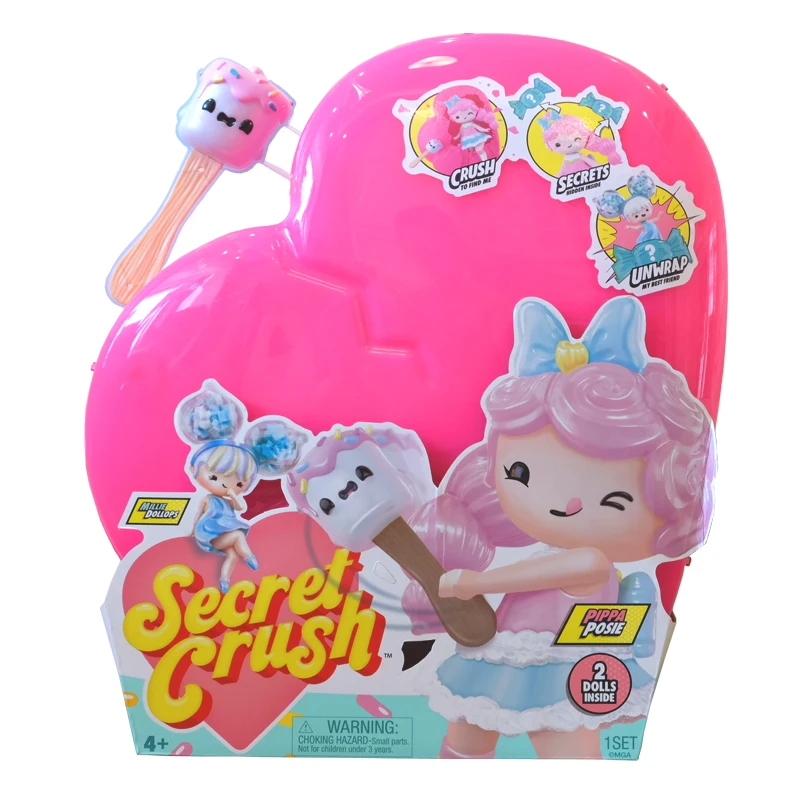 Original Secret Crush Sweetheart Baby Cartoon Candy Pink Large Surprise Dolls Accessories Girls Play House Toys Holiday Gifts