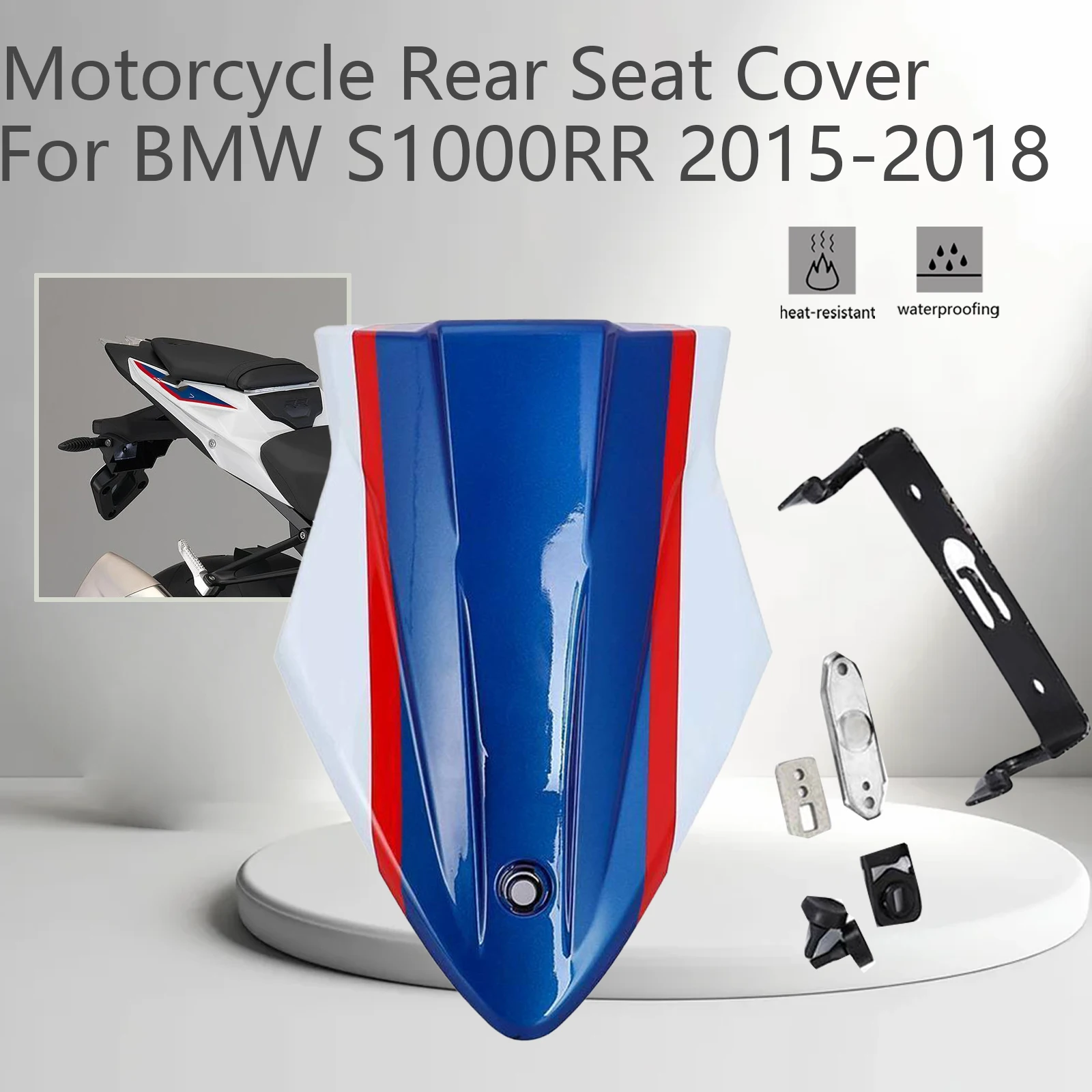 For BMW S1000RR S 1000RR 2015 2016 2017 2018 Motorcycle Accessories Pillion Rear Seat Cover Solo Hump Tail Fairing