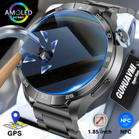 2025 New GT Series SmartWatch 1.85-inch Ultra HD AMOLED Sapphire GPS Bluetooth Call NFC Compass IP68 Sport Fitness Smartbracelet