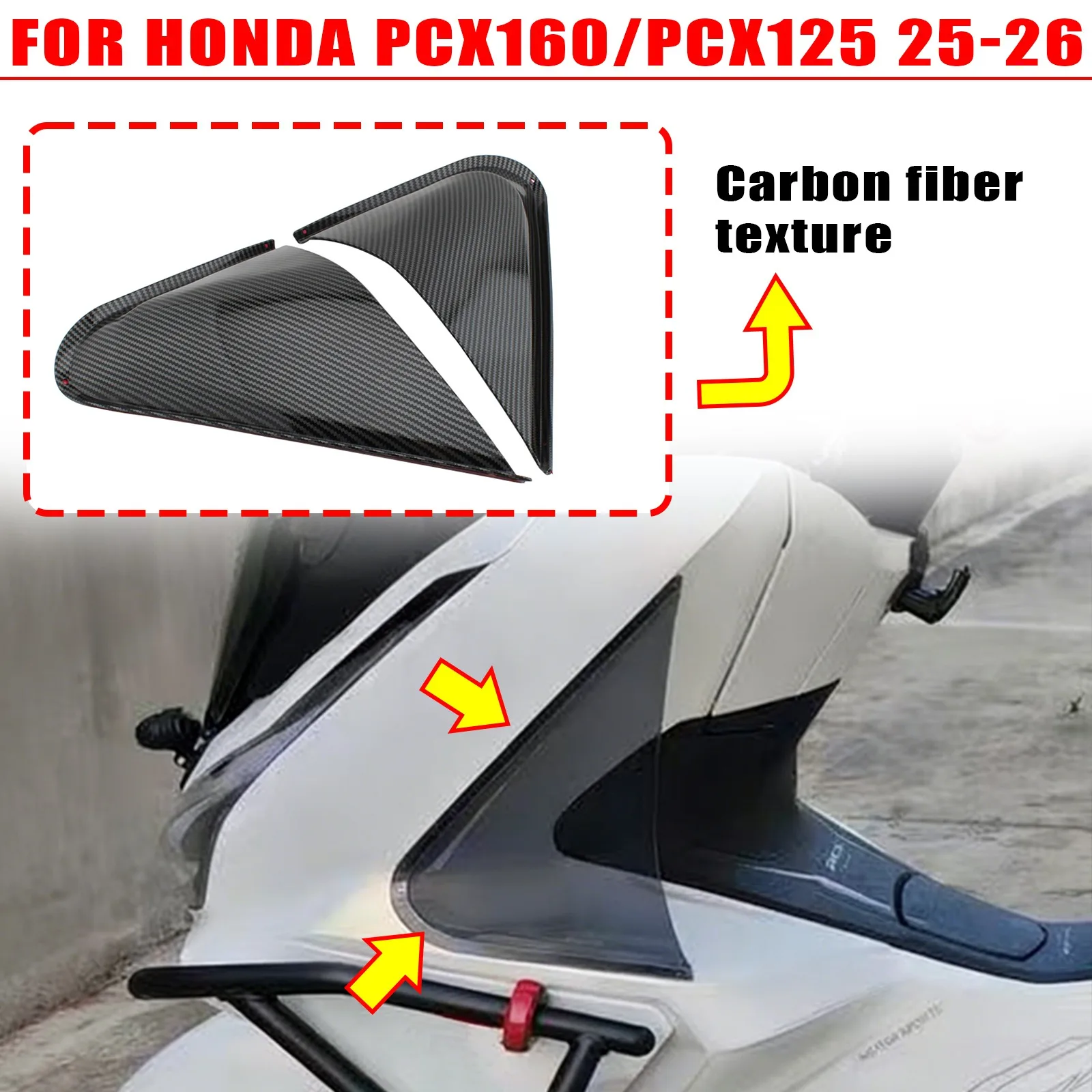 For Honda PCX160 PCX125 2025-2026 Side Leg Guard Protector Wind Cover