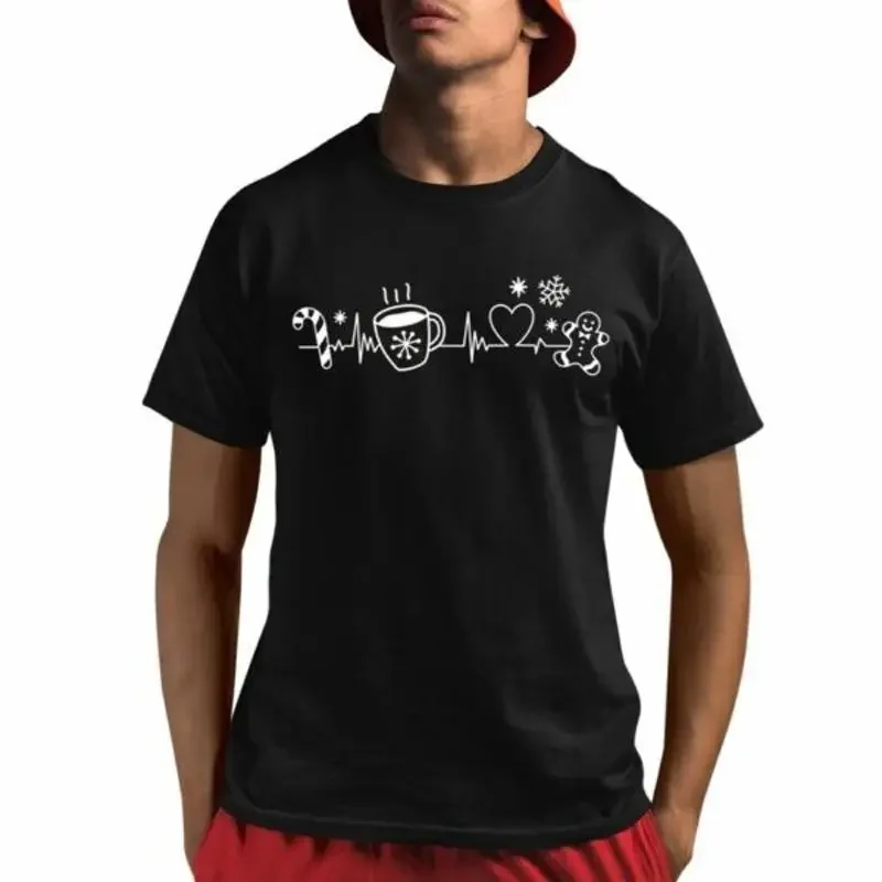 Christmas Heartbeat Nurse T Shirt