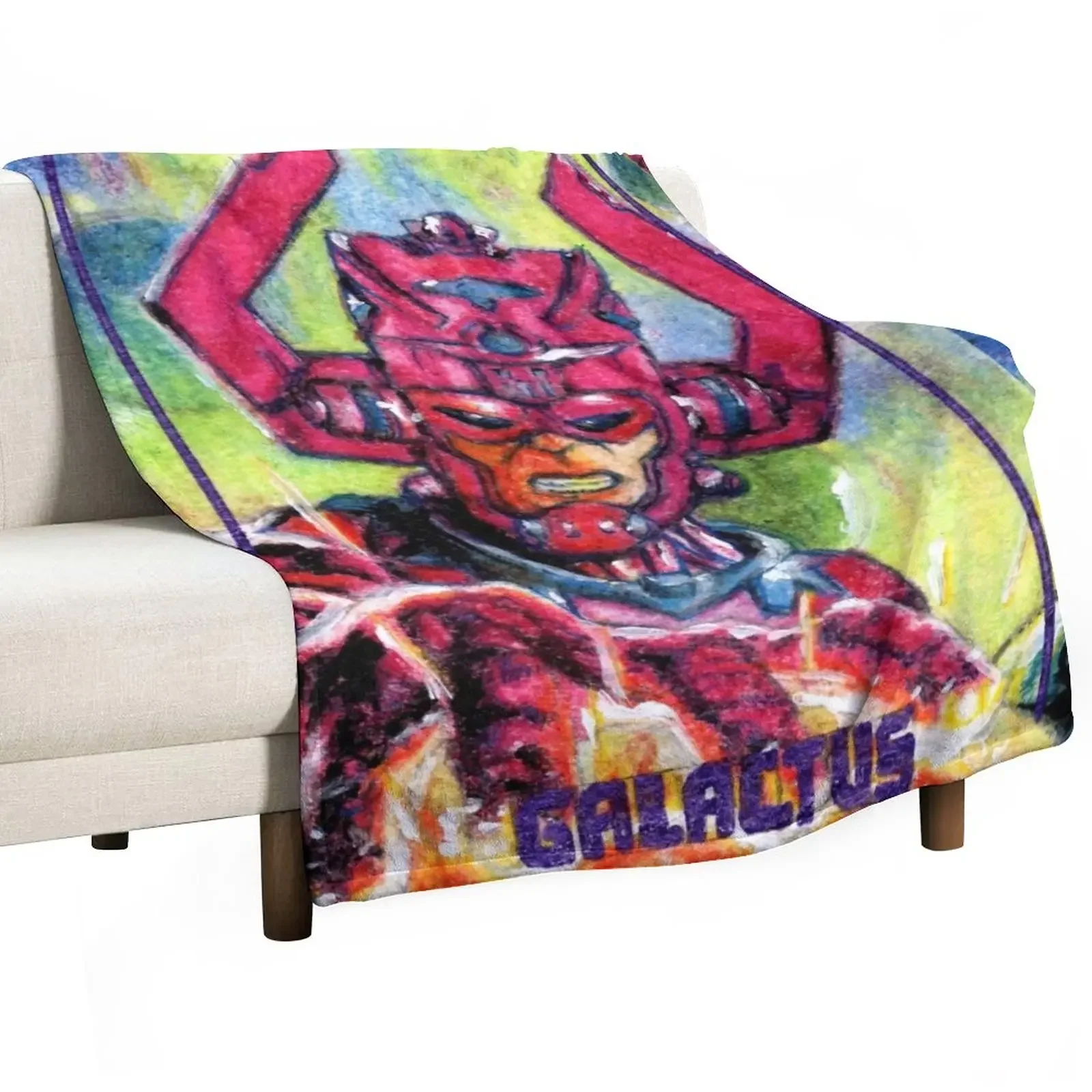 

Galactus, World Eater Throw Blanket Sofa Quilt Soft Big Blanket Giant Sofa Blanket Hair Blanket