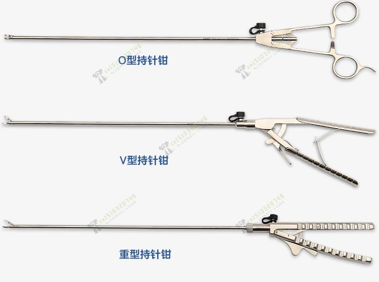 O-Type V-Type A- Type Heavy Gun Needle Forceps Needle Holder Clip Needle Forceps Non-Simulated Training Surgical Instrument