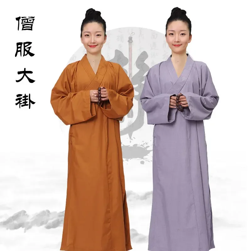 

Shaolin Buddhist Monk Robes Suits Chinese Kung Fu Gown Uniforms Unisex Buddhist Clothing Traditional Chinese Clothing