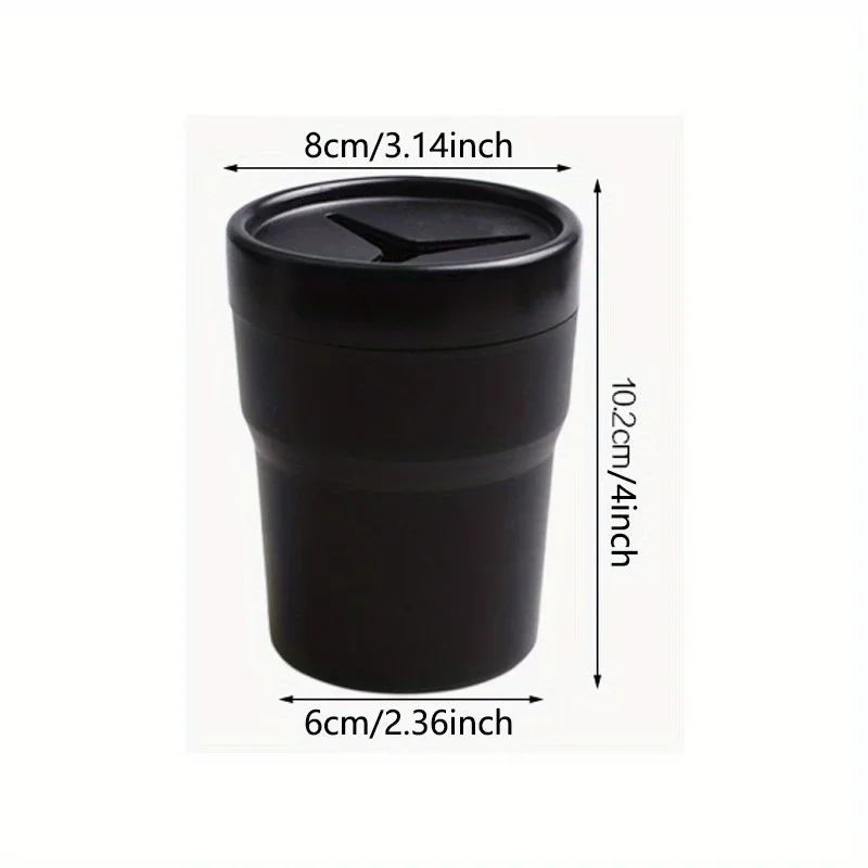 1PCsmall storage bin multi-functional garbage change storage for car and miscellaneous bag placed in the car beverage cup holder