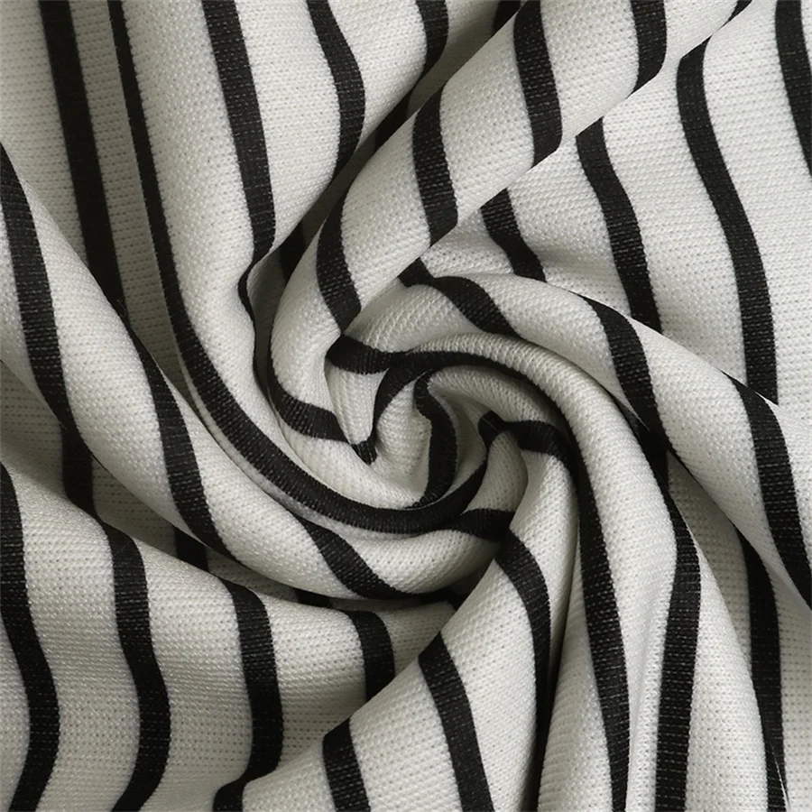 ZAROY Casual Versatile Women Sweatshirts Fashion Patchwork Striped Print Pullover Autumn Winter Long Sleeve Turtleneck  T-shirts