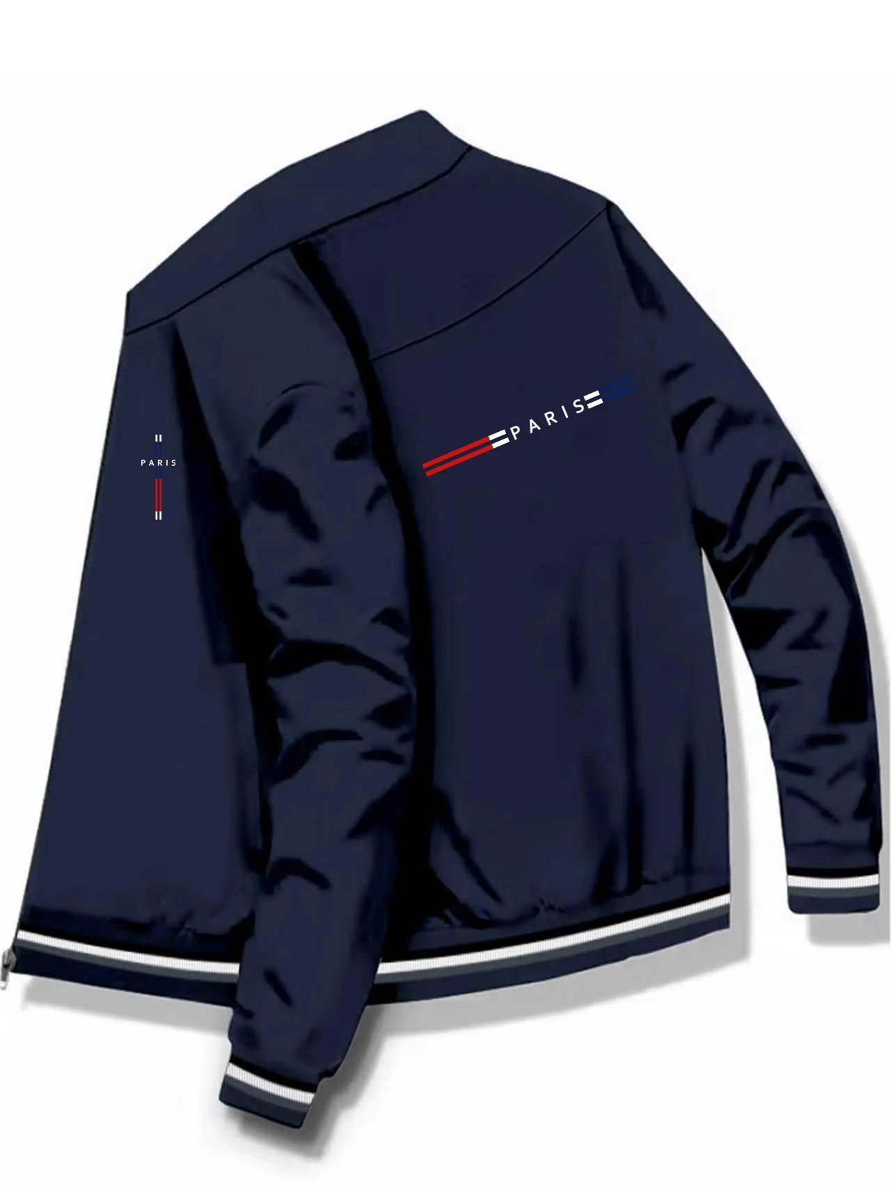 

New men's printed jacket, cardigan, spring and autumn fashion, casual travel, comfortable, loose, sporty zipper casual coat