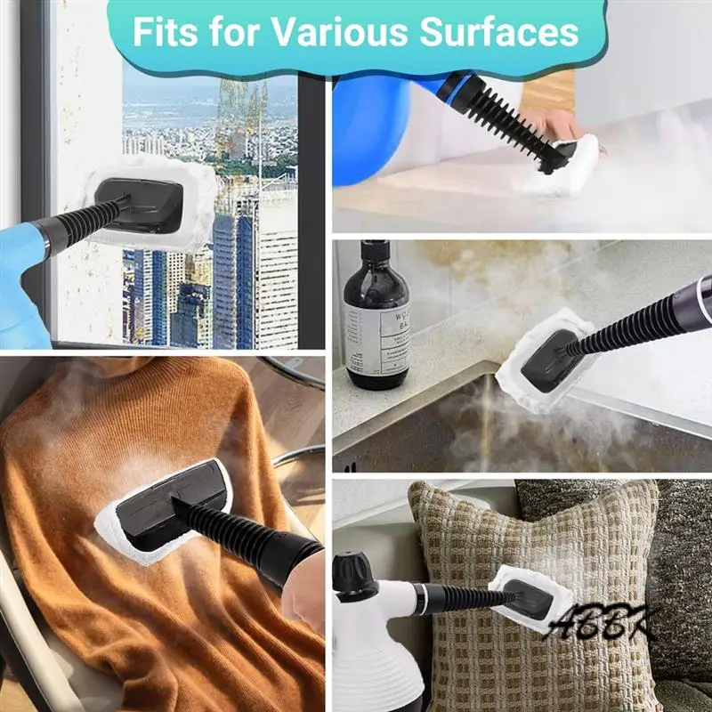 ABBK-8 Pack Steam Mop Pads For Handheld Steam Cleaner,For Bissell Steam Shot, Wagner, Pursteam,Mcculloch,Dupray,Comforday