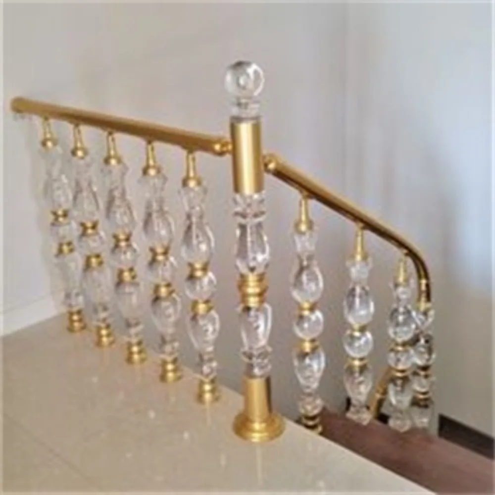 

Indoor Crystal Post Clear Acrylic Pillars Stairs Handrail Porch Railings Design