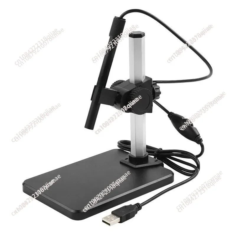 USB electronic magnifying glass, 600x pen type high-definition digital electron microscope, all aluminum lens for photography