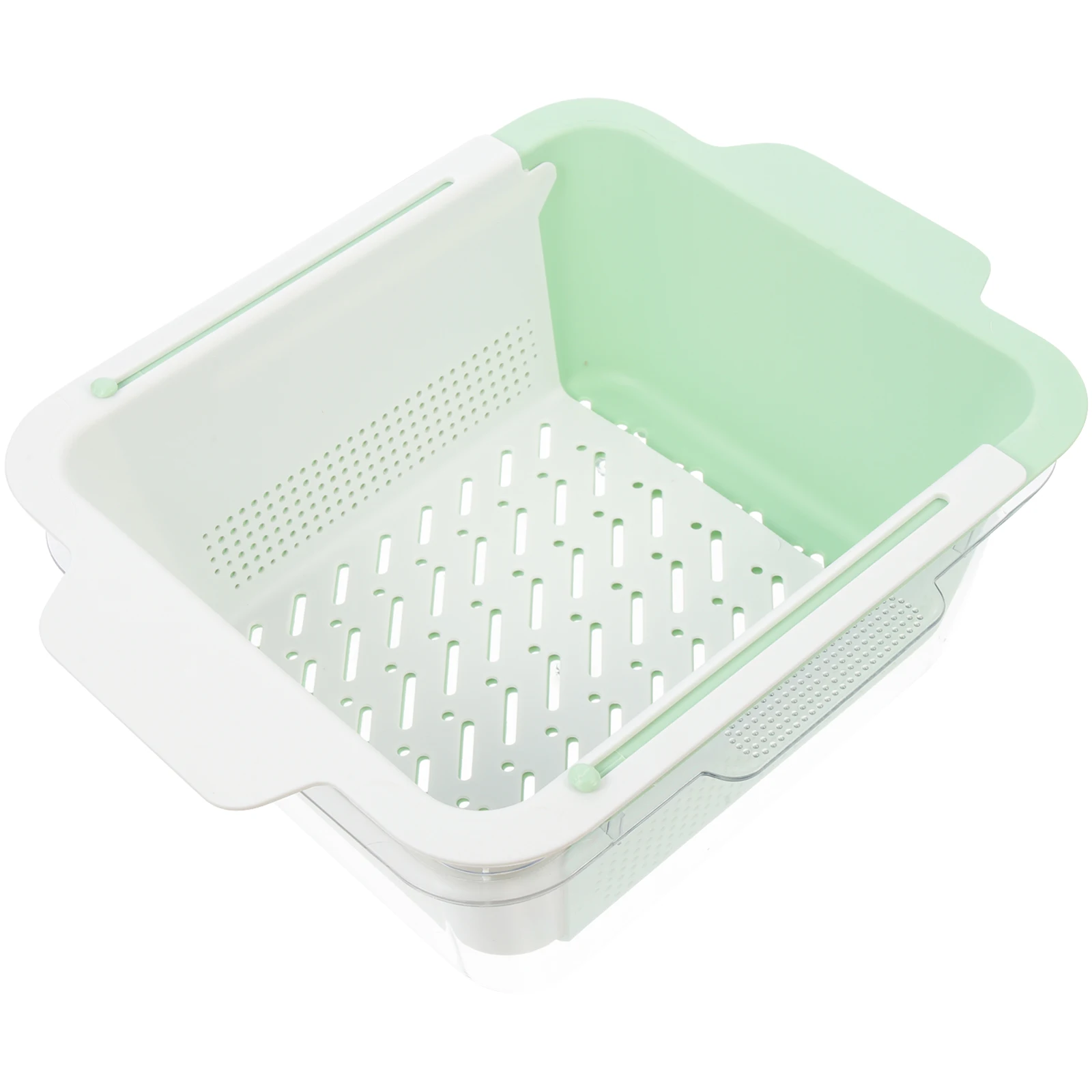 

Vegetable Drainer Basket Practical Multifunctional Drainage for Food Storage Easy Use Fruit Draining Washing Plastic