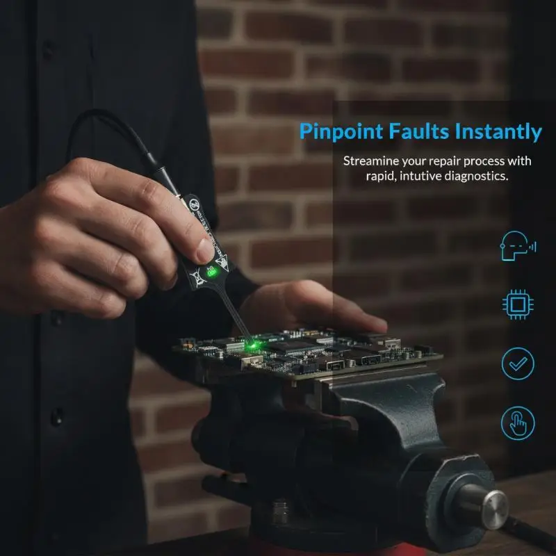 Inductance Tester Type-C/Battery Powered For PC Repair Electromagnetic Induction