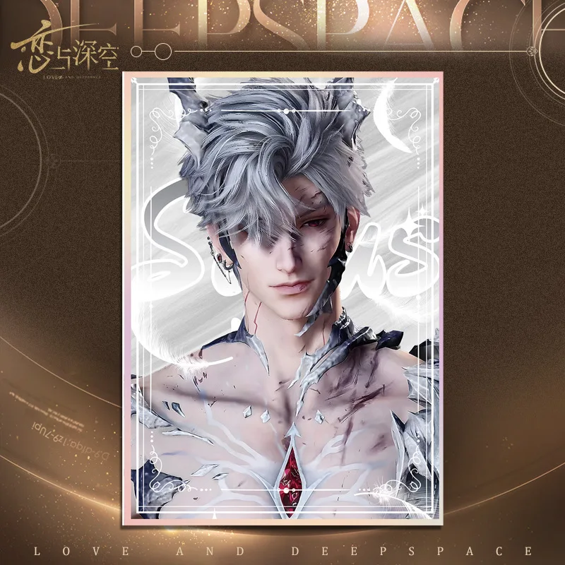 Game Love and Deep Space Surrounding Colorful Paper Sylus Rafayel Zayne Anime Role Playing Card Fan Collection Gift