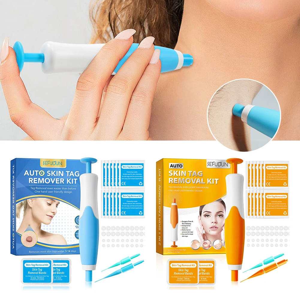Rubber Rings Skin Tag Removal Device Face Beauty Accessories Remove Skin Wart Kits Multipurpose Supplies for Face Neck Chin Back