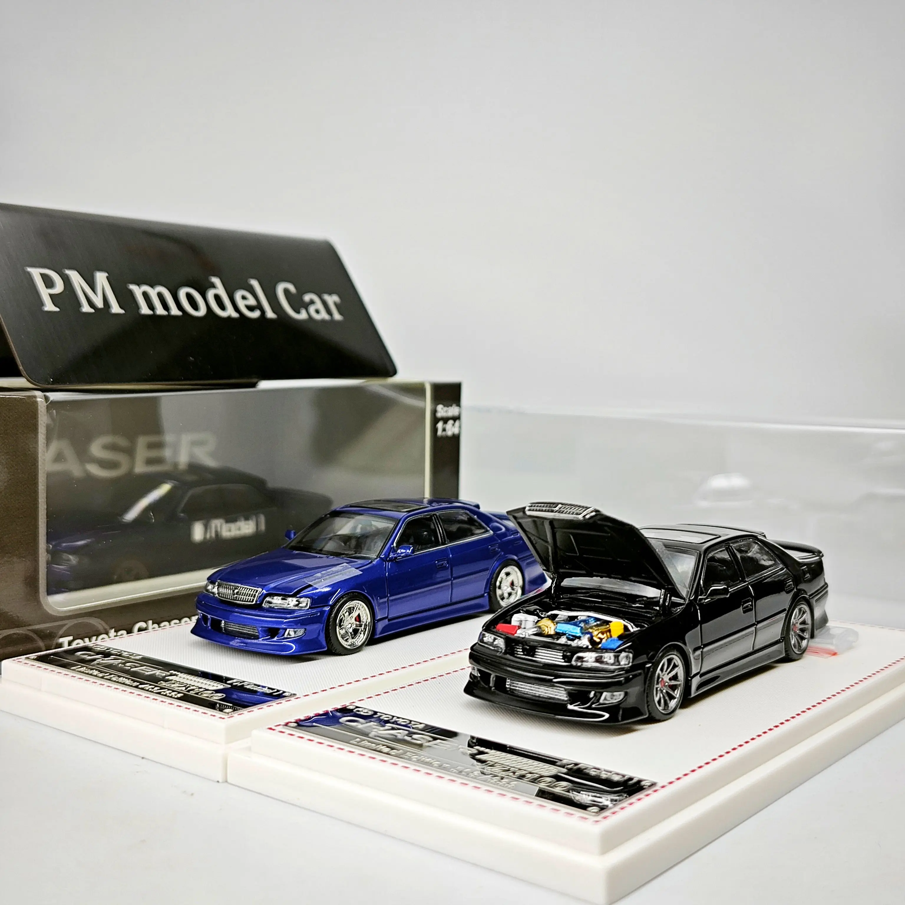 

Model1 & FH 1:64 Toyota JZX100 MK6 Chaser Openable Hood Alloy Diecast Model Car Collectible Gift